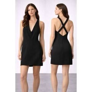 Lulu's Chic Black Backless Dress